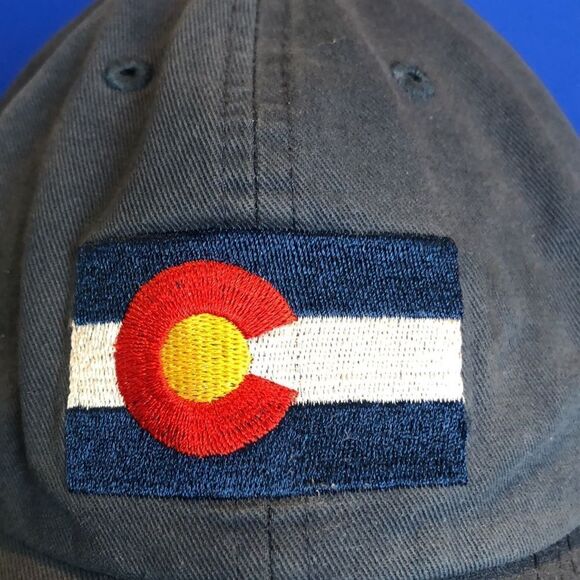 Colorado Flag Men’s Baseball Hat Adjustable Strapback - Picture 2 of 7